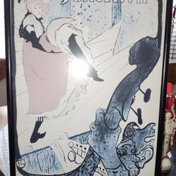 Jane Avril Framed Print... Toulouse Lautrec 9 x 13