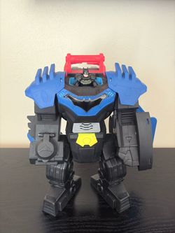 Imaginext Batman mech and robot