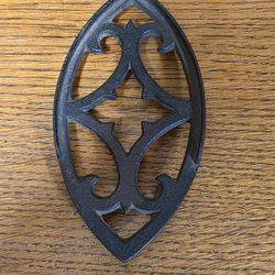 Small Vintage Cast Iron Trivet