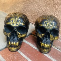 HALLOWEEN/DAY OF THE DEAD-Set Of Skulls