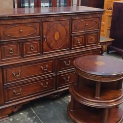 Set American Signature Dresser, revolving stand and Bed