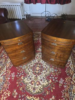 Brand New  Bowfront Chairside Tables