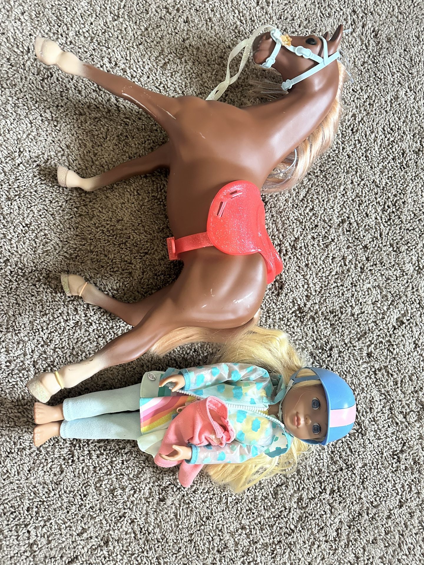 Glitter Girls Doll And Horse
