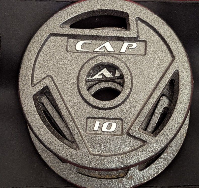 CAP UNIVERSAL WEIGHT PLATES X 2 X 10 EACH