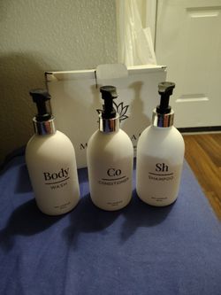 Milanmar 3-Piece Shampoo Conditioner Body Wash Set
