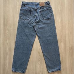 Vintage Levis Jeans 550 Made In Mexico Skater Grunge Y2K Denim Tag 34x30