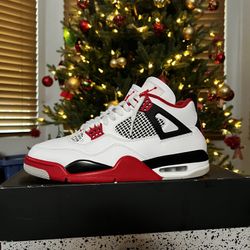 Jordan 4 Retro Fire Red
