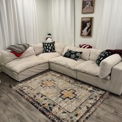 Cream Sectional