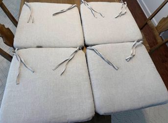 Allen & Roth Light Gray Chair Cushions