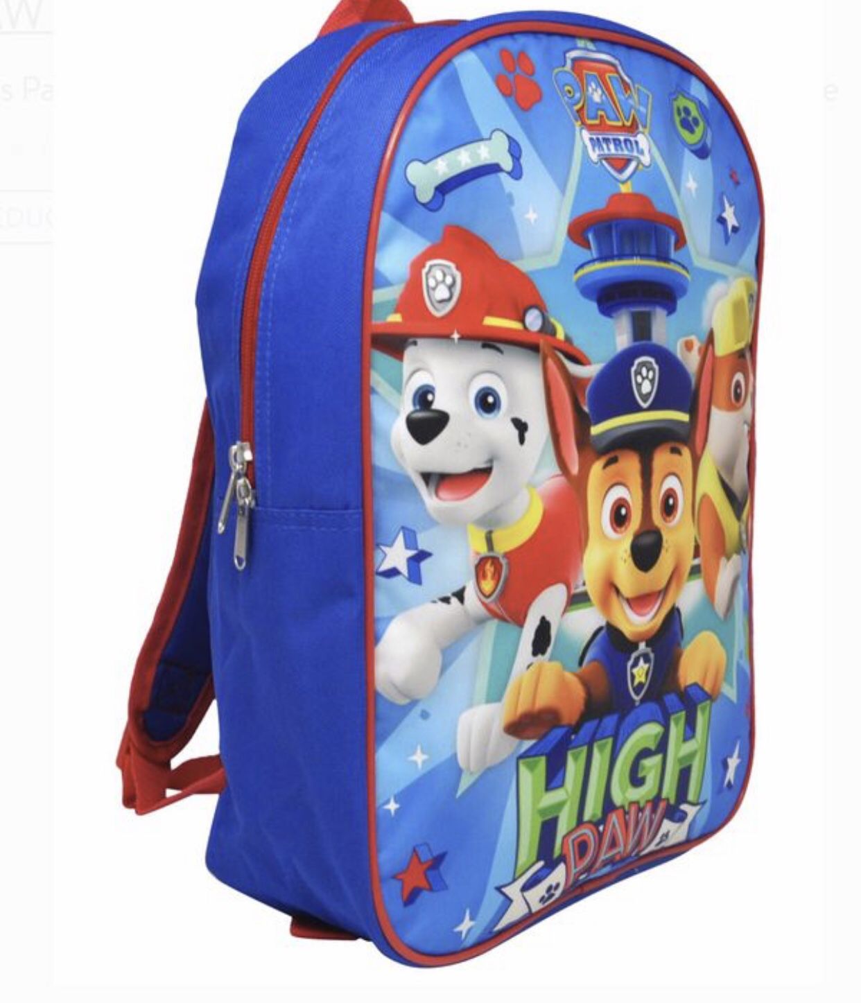 Boys Paw Patrol Backpack 15". + A pencil case Perfect for pencils, pens, crayons, paperclips,