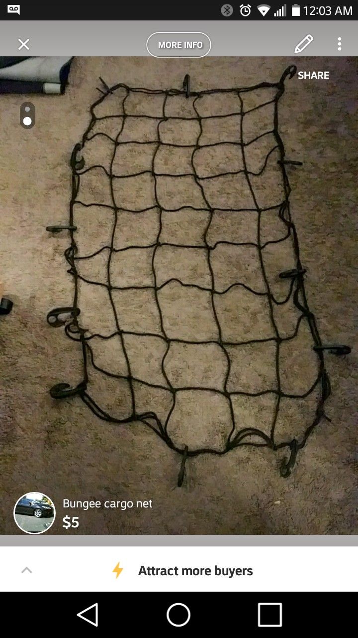 Bungee cargo net