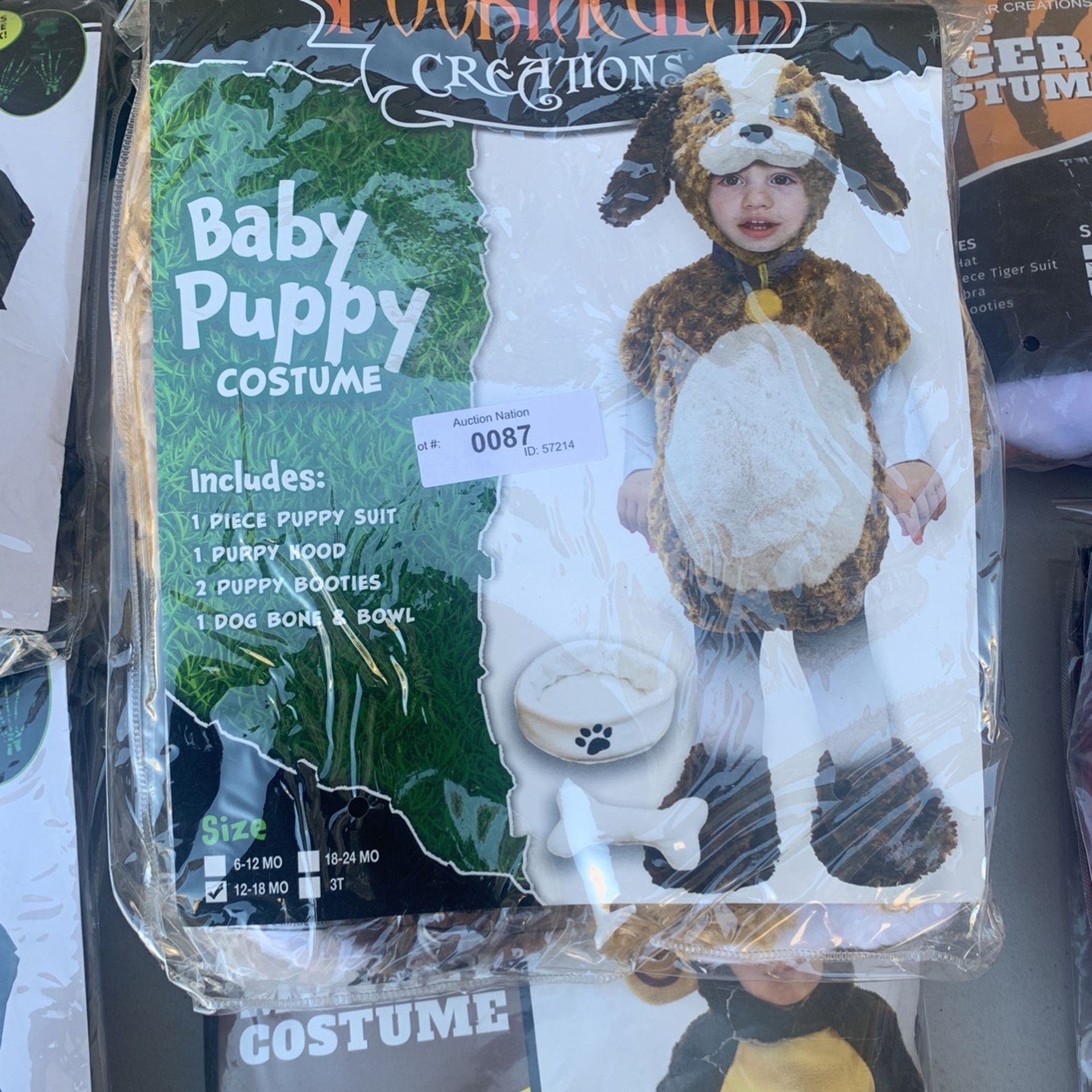 Baby Puppy Costume 12-18mo NEW