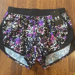 NWT New Under Armour Women's UA Fly-By 2.0 Shorts Size S
