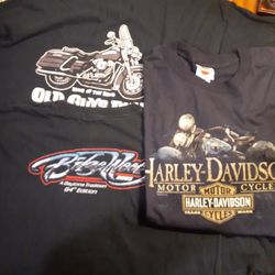 Mens Harley Davidson And Motorcycle Tee Shirts