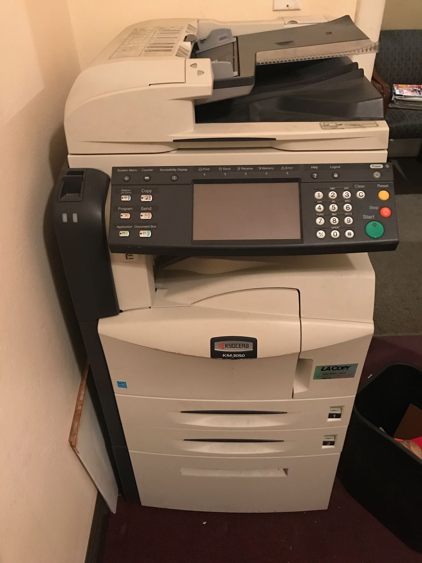 Fax machine and printer