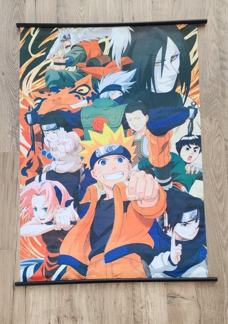 Naruto Cloth Banner Like New