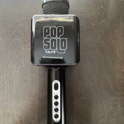 Tzumi PopSolo Wireless Bluetooth Karaoke Microphone and Speaker