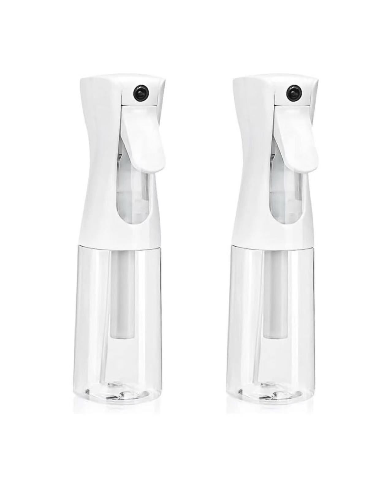 Continuous Spray Bottle for Hair-6.8 OZ(200ML) 2 Pack Empty Ultra Fine Water Mist Sprayer for Hairstyling, Salons, Cleaning, Plants, Misting & Skin Ca