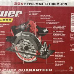 Bauer Brushless Circular Saw