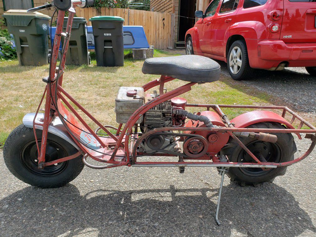 Vintage Homelite Trail King 2spd mini bike for sale