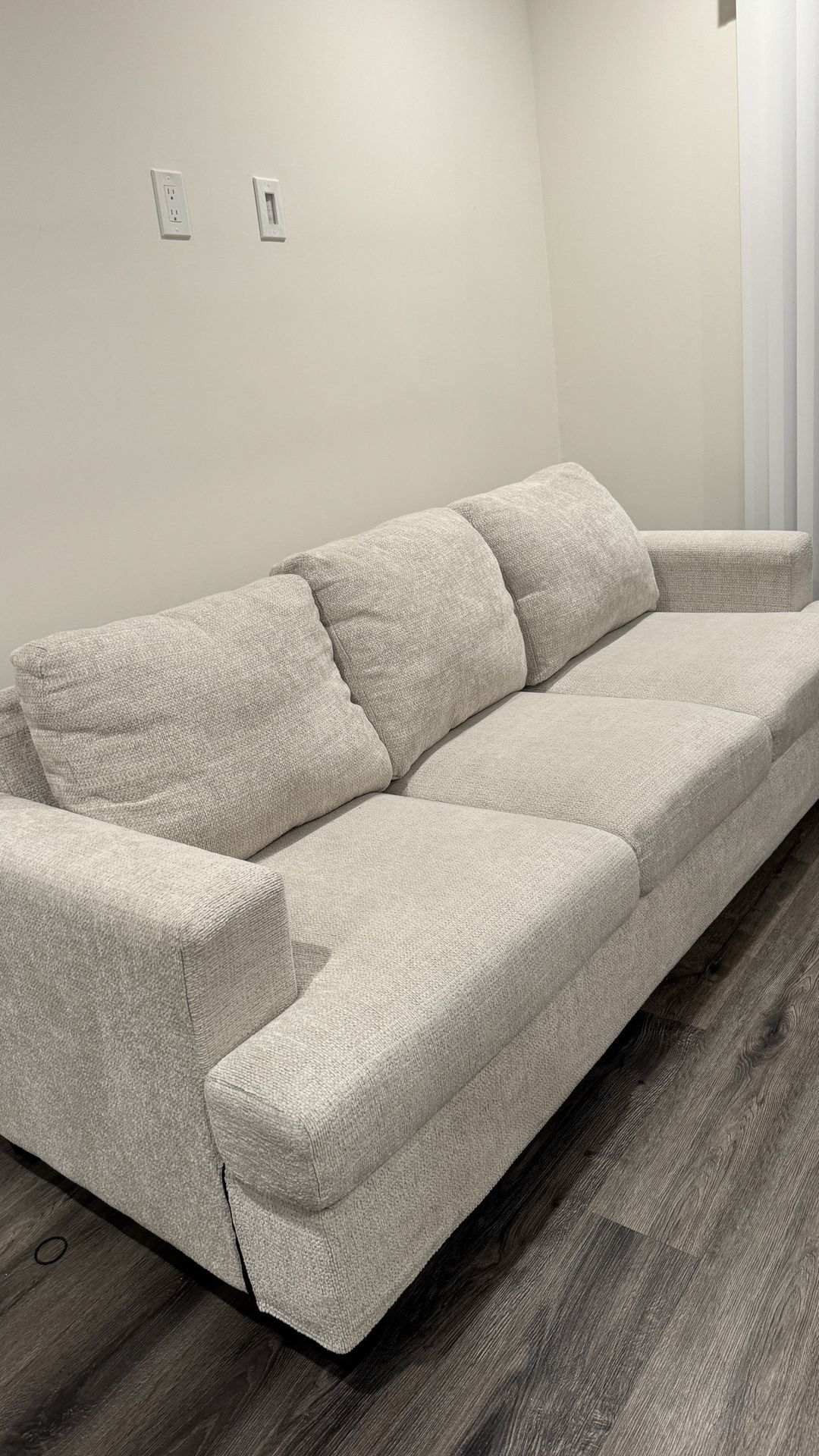 Beige Three Seater Couch