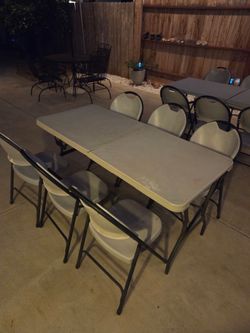 Chairs and tables