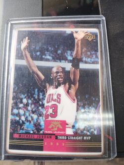 1993 Upper Deck "Mr. June" Michael Jordan Limited Edition Ceramic card