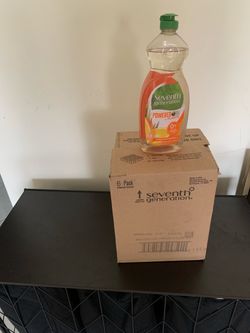 Seven Generations Dish Soap 4 Boxes each bottle is 25 oz large new