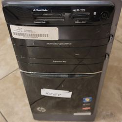 HP Pavilion P7-1254 Desktop.  Windows 10, 8GB ram, AMD QUAD CORE CPU