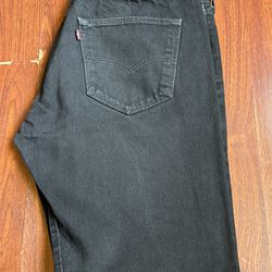 Levies 501 Men’s Jeans Black Straight Leg