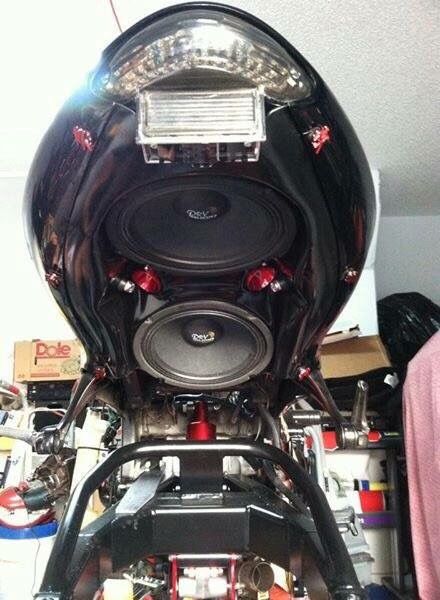 Custom hayabusa gsxr zxr music undertail