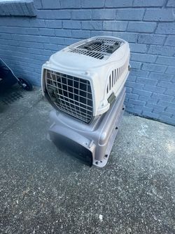 Small +medium dog kennels 30.00