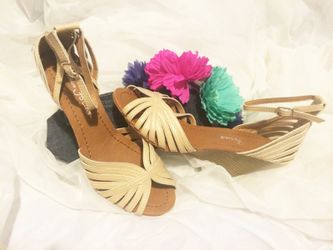 New tan wedges sizes 5.5 to 10