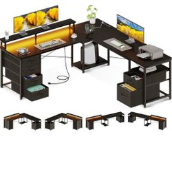 66" Reversible L Desk