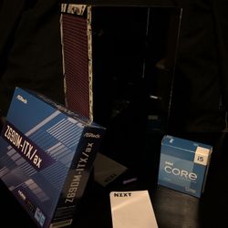 NZXT H1 Mini ITX *build* with PSU, AIO, and Riser card