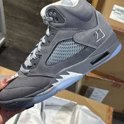 Jordan 5s wolf grey🔥🔥