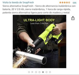 Cordless Reciprocating Saw