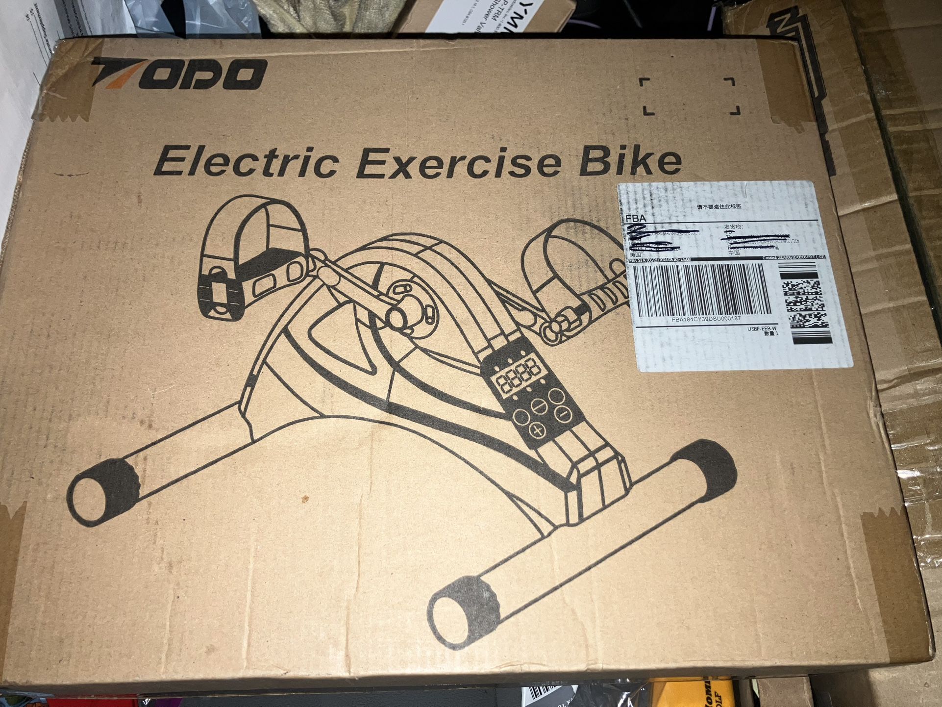 TODO Pedal Exerciser Desk Exercise Bike for Leg and Arm Cycling Training