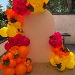 Balloon Garland And Backdrop