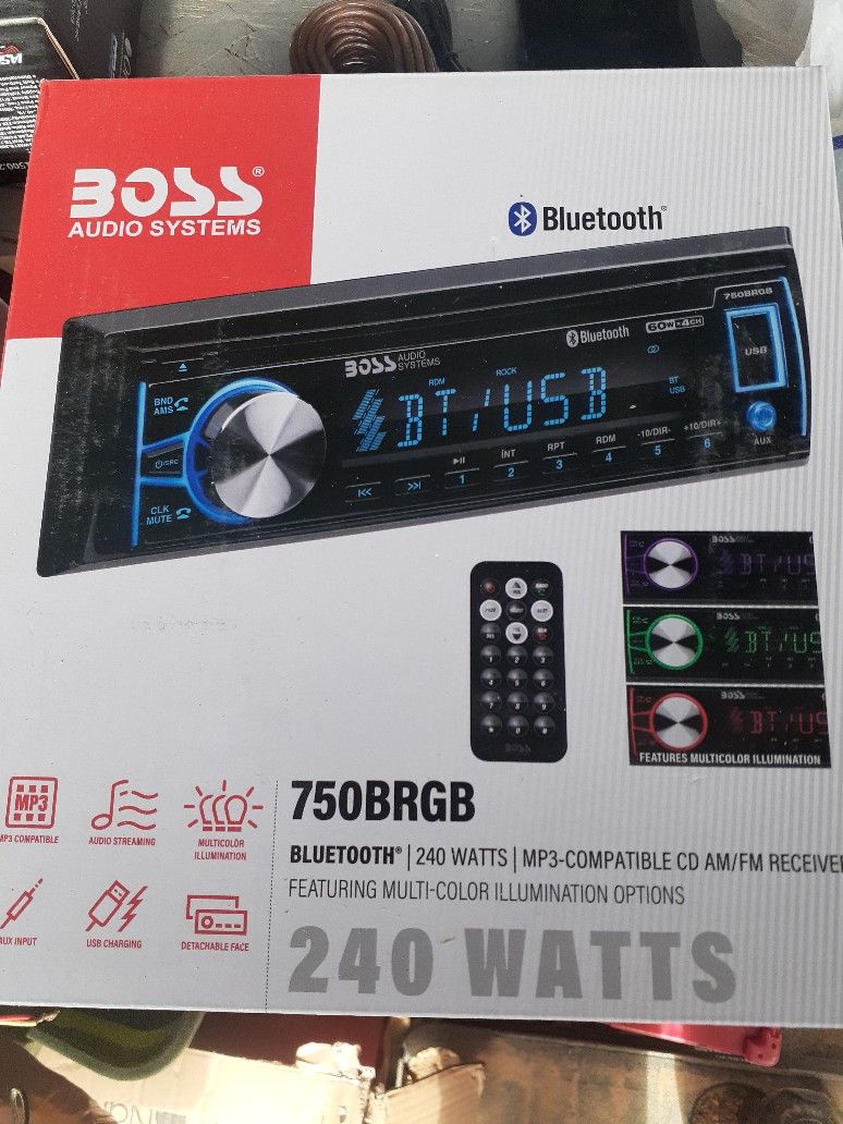 High Wattage CD Player..bluetooth