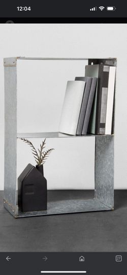 2 Galvanized Metal Hearth and Hand with Magnolia Shelves $20 For Both