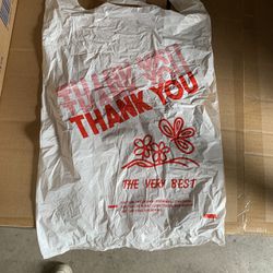 1000 Grocery T Shirt Bags 