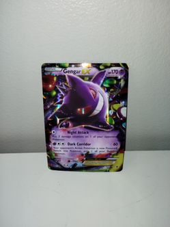 JUMBO Gengar EX Promo Holo Cards 034/119 170 HP Card English Pokemon Oversized