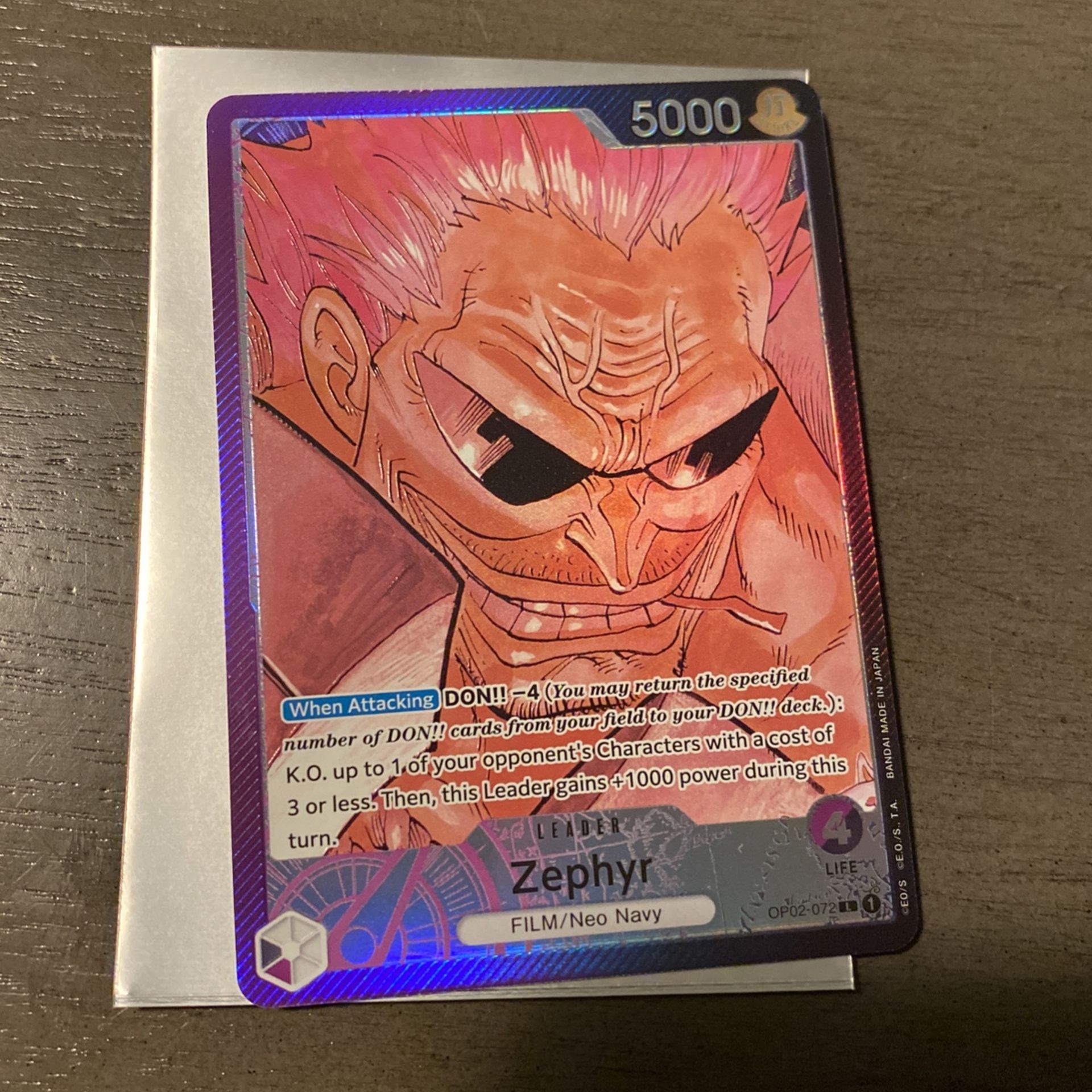 One Piece TCG - Zephyr (Alternate Art) for Sale in Lynnwood, WA - OfferUp