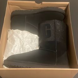 Ugg W Classic Short Sparkle Women’s Boot Size 8