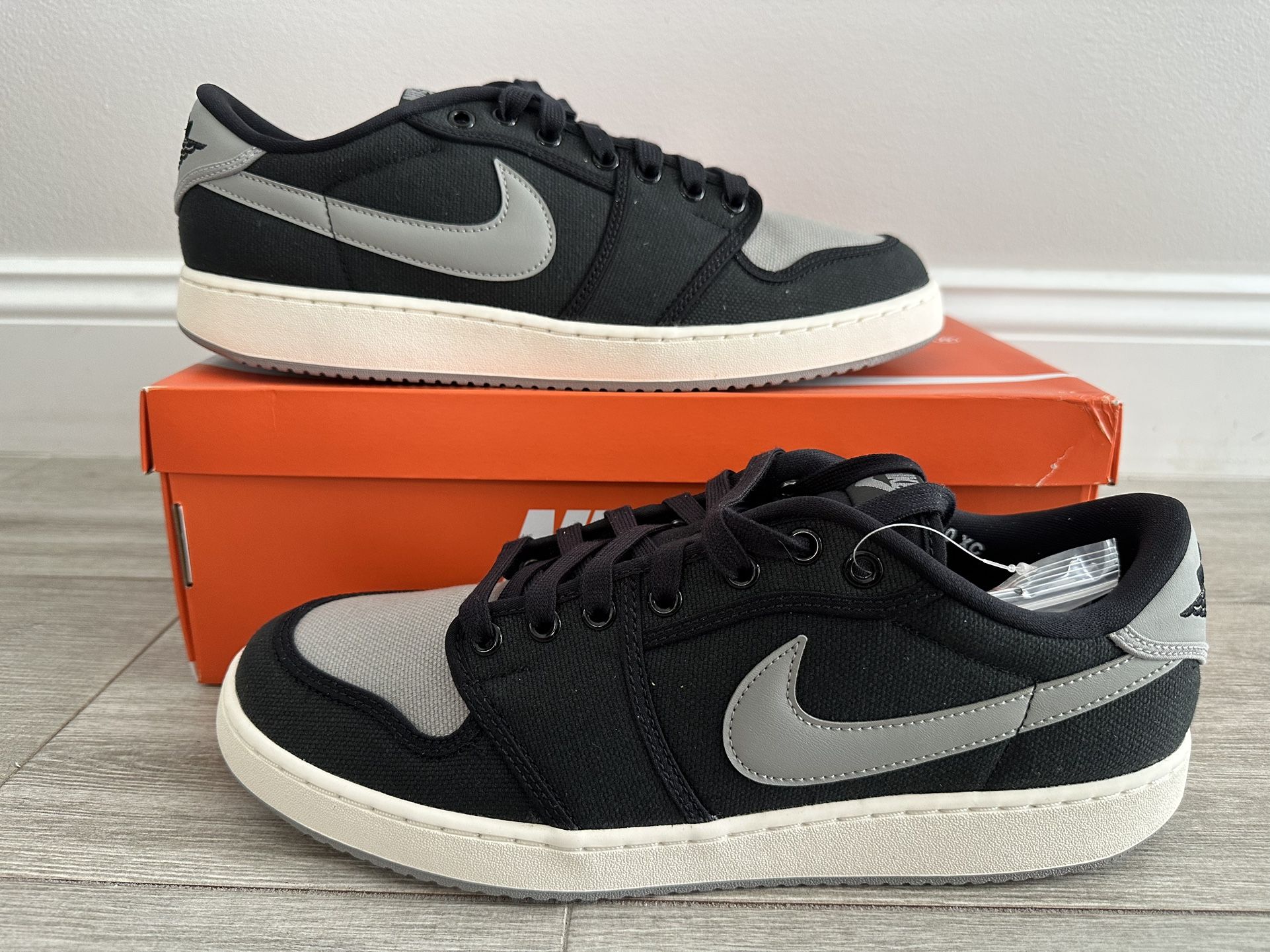 Air Jordan AJKO 1 Retro KO Low Shadow DX4981-002 Black Sail Medium Grey Size 12 Shoes NEW w/ Box