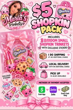 Shopkins $5 Mystery Pack with Stickers