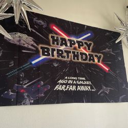 Star Wars Birthday Banner