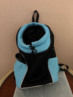WOYYHO  Pet Carrier Backpack Blue and Black