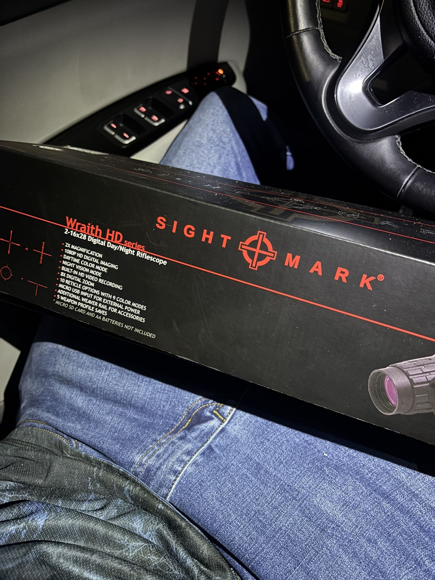 Sightmark Wraith HD 2-16x28 Digital Day And Night Riflescope With 850nm IR Illuminator